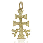 CRUZ ORO 18KL DE CARAVACA - 17X29MM - Peso: 3.15 gr 