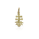 CRUZ ORO 18KL DE CARAVACA - 8X15MM - Peso: 0.65 gr 