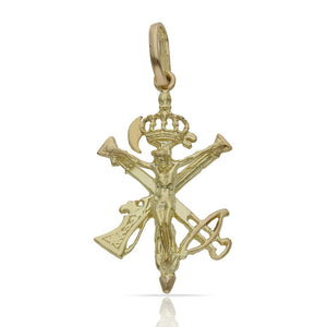 CRUZ ORO 18KL DEL LEGIONARIO -18X28MM - Peso: 2.90 gr 