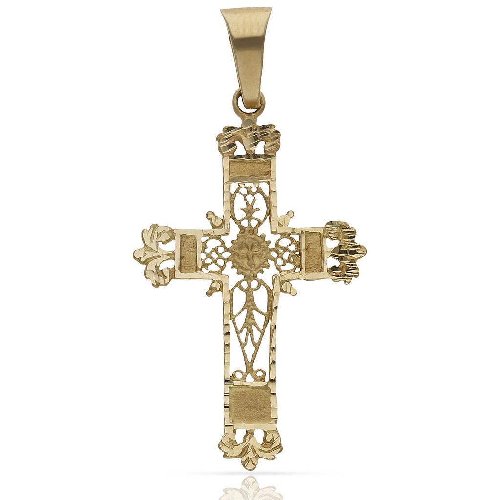 CRUZ ORO 18KL FILIGRANA - 23x39MM - Peso: 2.35 gr 