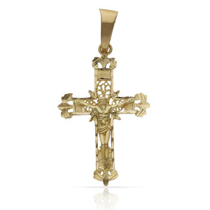 CRUZ ORO 18KL FILIGRANA CRISTO - 23x39MM - Peso: 3.05 gr 