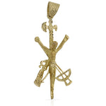 CRUZ ORO 18KL LEGIONARIO - 34X75MM - Peso: 27.40 gr 