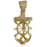 CRUZ ORO 18KL MARINERA CRISTO-27X52MM - Peso: 17.70 gr 