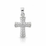 CRUZ ORO BLANCO 18KL DIAMANTES - STOCK