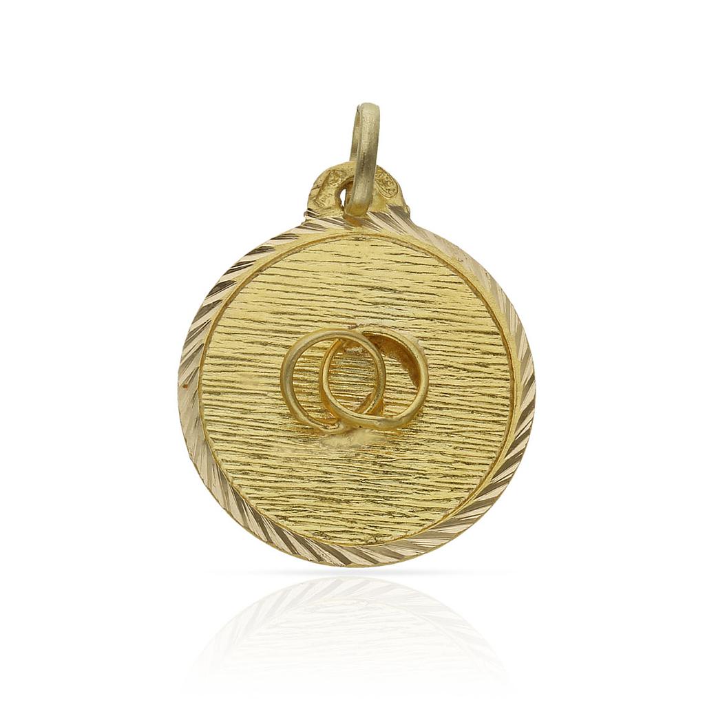 DISCO ORO 18KL ALIANZAS - 20MM - Peso: 3.15 gr 