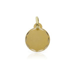 DISCO ORO 18KL TALLADO - 13MM - Peso: 1.00 gr 