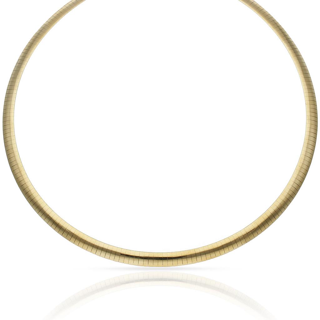 GARGANTILLA ORO 18KL - 6MM - Peso: 30.60 gr 