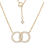 GARGANTILLA ORO 18KL ALIANZAS CIRCONITAS
