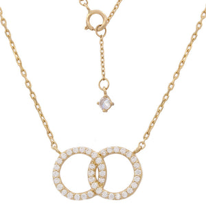 GARGANTILLA ORO 18KL ALIANZAS CIRCONITAS