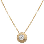 GARGANTILLA ORO 18KL CHATON - 9MM 