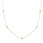 GARGANTILLA ORO 18KL CHATONES - 2.50MM