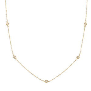 GARGANTILLA ORO 18KL CHATONES - 2.50MM