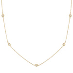 GARGANTILLA ORO 18KL CHATONES - 3.50MM