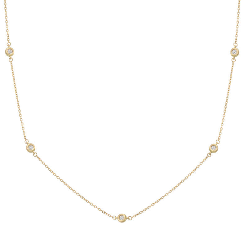 GARGANTILLA ORO 18KL CHATONES - 3.50MM