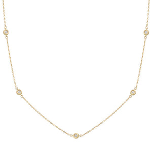 GARGANTILLA ORO 18KL CHATONES - 3.50MM