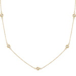 GARGANTILLA ORO 18KL CHATONES - 4.50MM