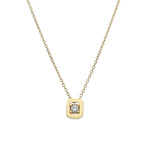 GARGANTILLA ORO 18KL CIRCONITA - 5X6MM