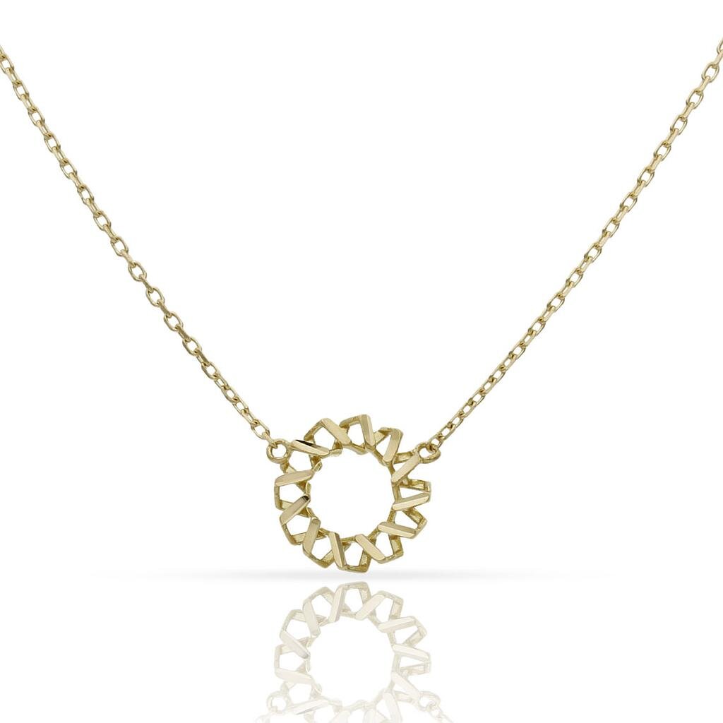 GARGANTILLA ORO 18KL CIRCULO - 9MM