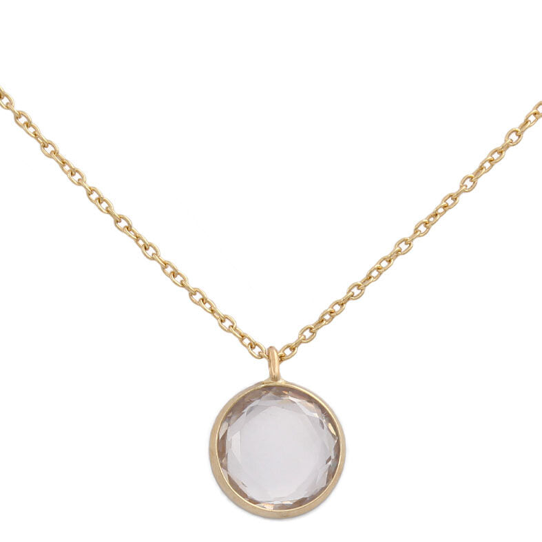 GARGANTILLA ORO 18KL CIRCULO CIRCONITA