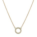 GARGANTILLA ORO 18KL CIRCULO CIRCONITAS