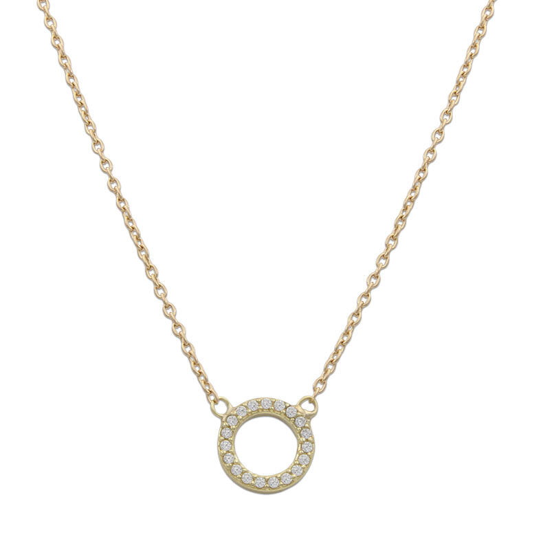GARGANTILLA ORO 18KL CIRCULO CIRCONITAS