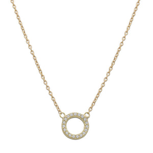 GARGANTILLA ORO 18KL CIRCULO CIRCONITAS