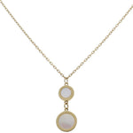 GARGANTILLA ORO 18KL CIRCULOS + NACAR