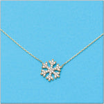 GARGANTILLA ORO 18KL COPO NIEVE CIRCONITAS