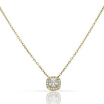 GARGANTILLA ORO 18KL CUADRADO CIRCONITAS