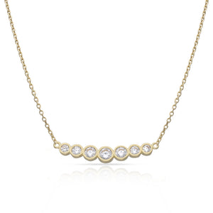 GARGANTILLA ORO 18KL CURVA CIRCONITAS