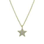 GARGANTILLA ORO 18KL ESTRELLA CIRCONITAS
