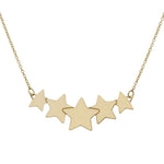 GARGANTILLA ORO 18KL ESTRELLAS