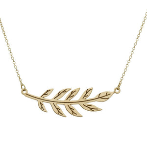 GARGANTILLA ORO 18KL HOJA
