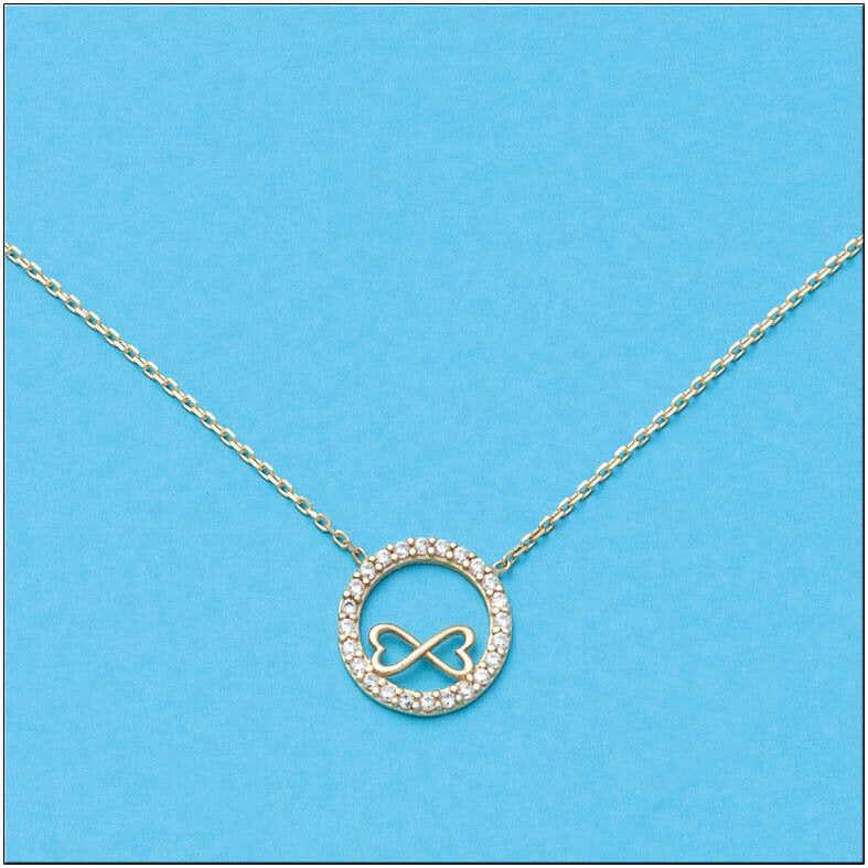 GARGANTILLA ORO 18KL INFINITO CIRCONITAS