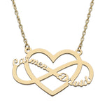 GARGANTILLA ORO 18KL INFINITO + CORAZON