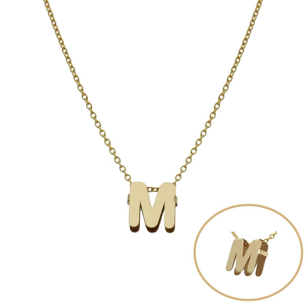 GARGANTILLA ORO 18KL LETRA - Abecedario: q 