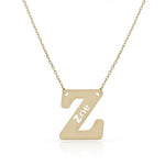 GARGANTILLA ORO 18KL LETRA + NOMBRE - Abecedario: z 