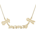 GARGANTILLA ORO 18KL MAMA + NIÑOS