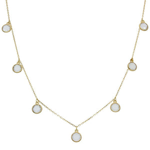 GARGANTILLA ORO 18KL MINI CHARMS CIRCONITAS