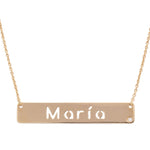 GARGANTILLA ORO 18KL NOMBRE + DIAMANTE