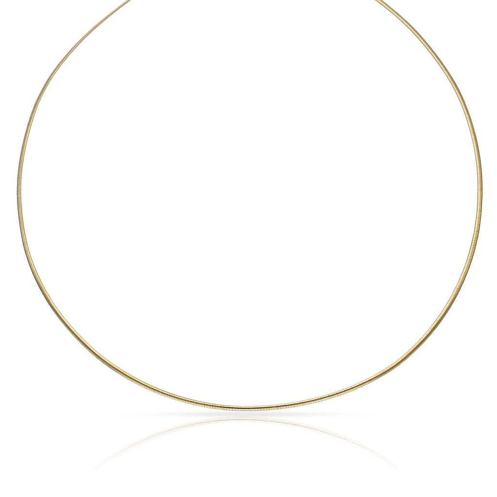 GARGANTILLA ORO 18KL SEMIRIGIDO 1.50MM - Peso: 9.25 gr 