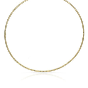 GARGANTILLA ORO 18KL TALLADA 3MM - Peso: 16.85 gr 