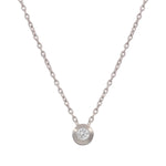 GARGANTILLA ORO BLANCO 18KL CHATON - 5MM