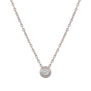 GARGANTILLA ORO BLANCO 18KL CHATON - 5MM