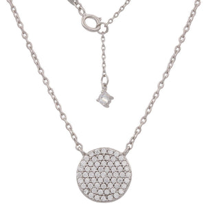 GARGANTILLA ORO BLANCO 18KL CIRCULO