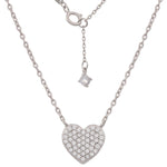 GARGANTILLA ORO BLANCO 18KL CORAZON