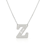 GARGANTILLA ORO BLANCO 18KL LETRA + NOMBRE - Abecedario: z 