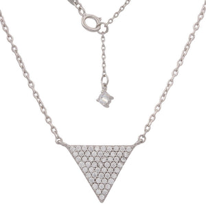 GARGANTILLA ORO BLANCO 18KL TRIANGULO
