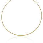 GARGANTILLA TALLADA ORO 18KL 2MM - Peso: 8.85 gr 