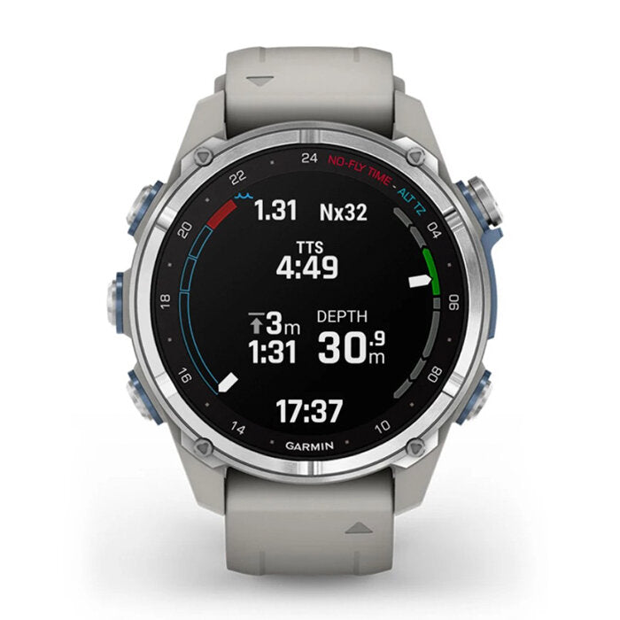 Garmin Descent Mk3 43mm Acero y Silicona Gris 010-02753-04